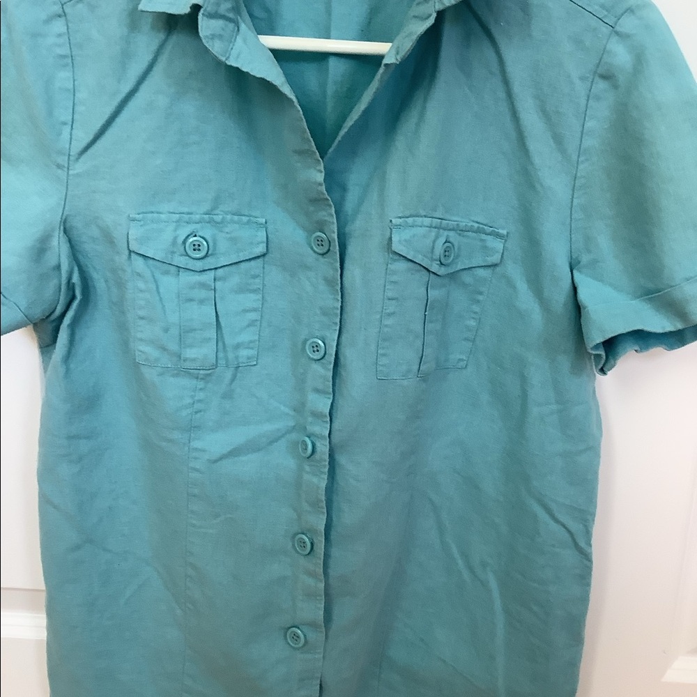 Croft and Barrow Linen Button down Shirt
